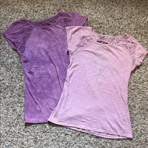 *SET* Activewear Tops - Purple and Pink